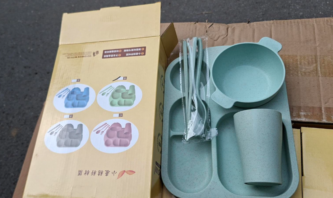 Bộ dụng cụ ăn dặm lúa mạch cho bé (kiện 48 bộ) 2