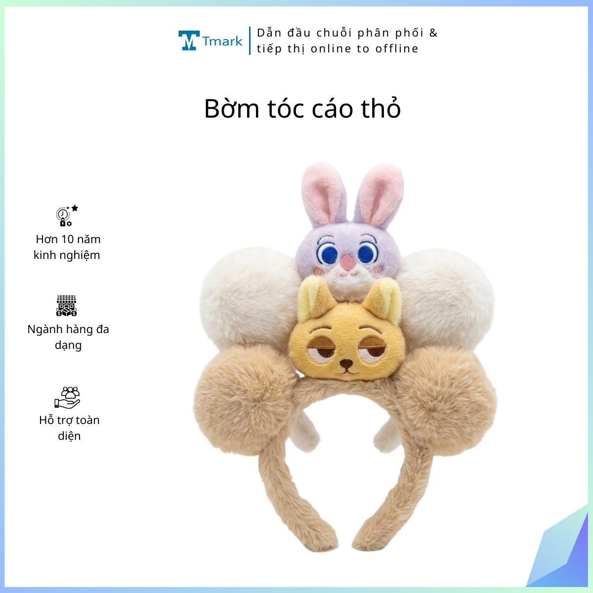Bờm tóc cáo thỏ (Kiện 20 cái)