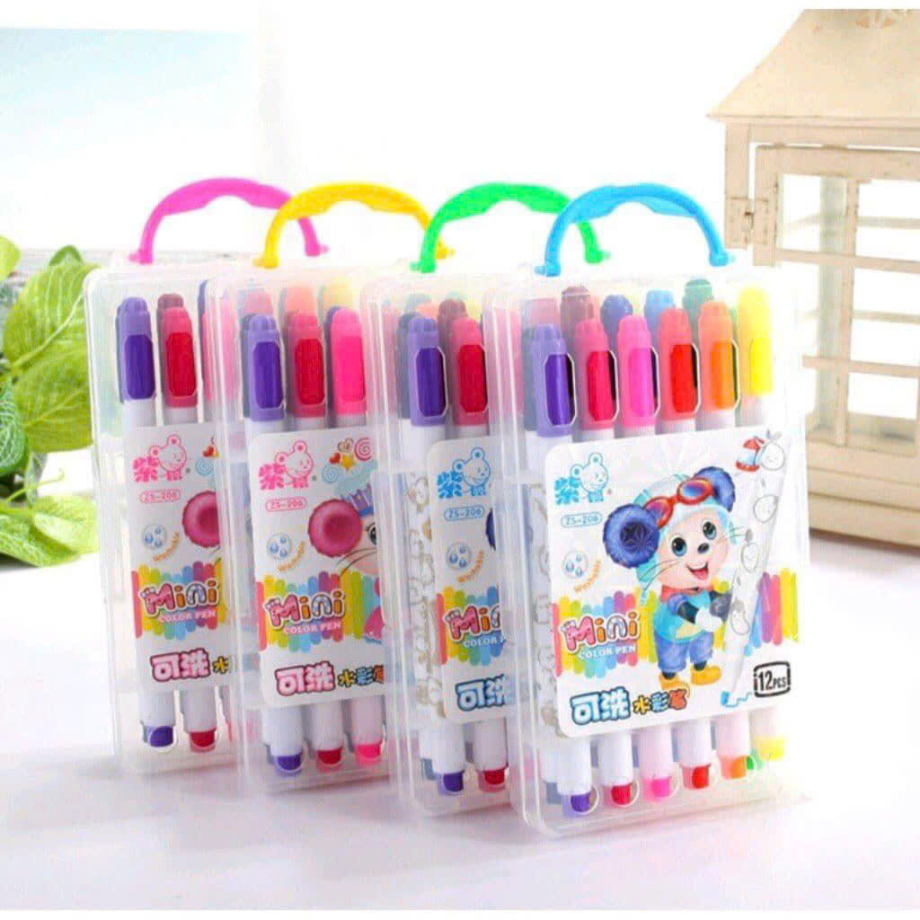 Hộp 12 màu bút dạ màu 206 (kiện 160 hộp) 3