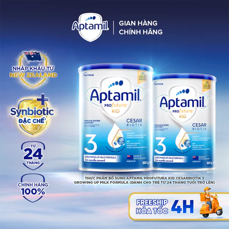 CB2 Sữa bột Aptamil Kid Cesarbiotik New Zealand số 3 - Synbiotic đặc chế 2