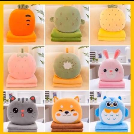 Chăn gối văn phòng nhiều mẫu (Kiện 100 cái) 2