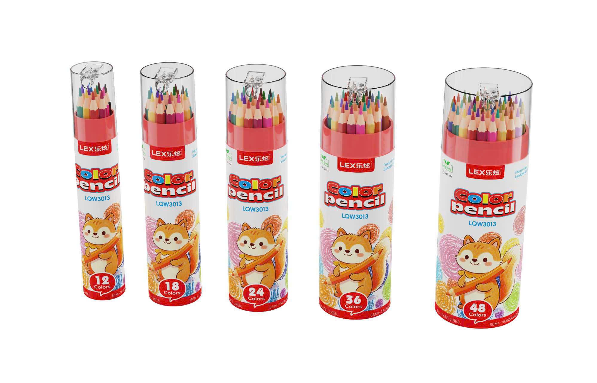 VPP - Chì màu lọ LQW3013 24 màu (Kiện 96 hộp) 2