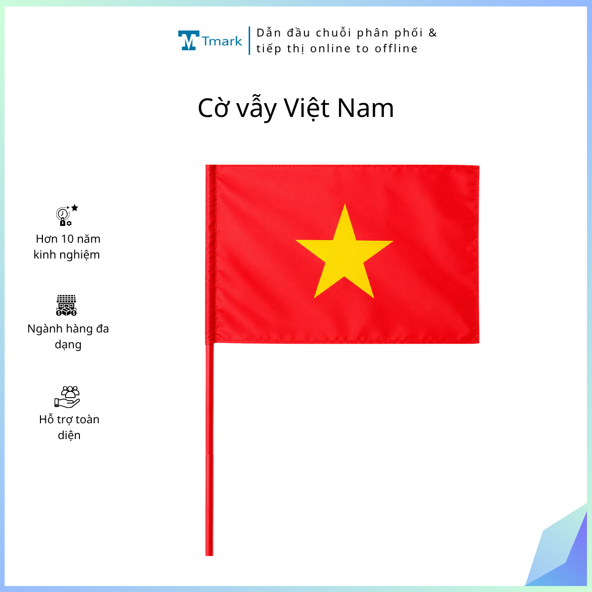 Cờ vẫy Việt Nam (Kiện 200 cái)