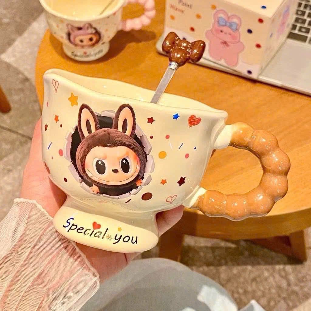 Cốc sứ có quai Labubu ( Kiện 80 cái ) 2