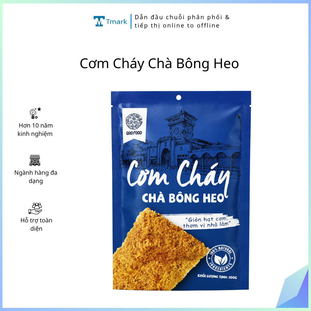 Cơm Cháy Chà Bông Heo (Kiện 100 gói)