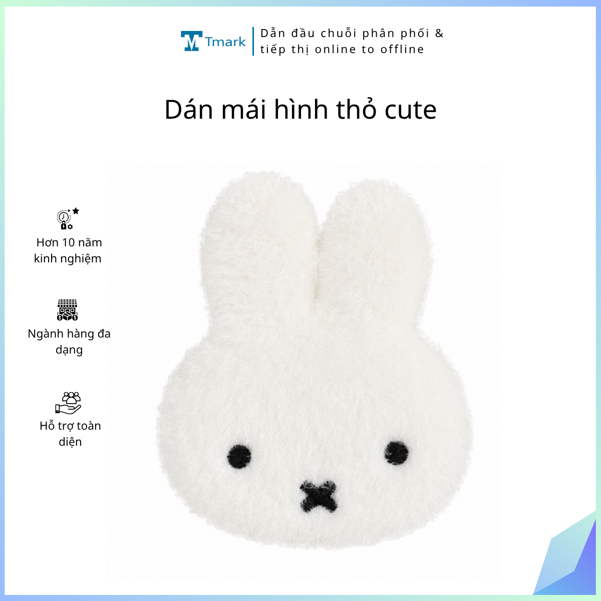 Dán mái hình thỏ cute (lố 50 cái)
