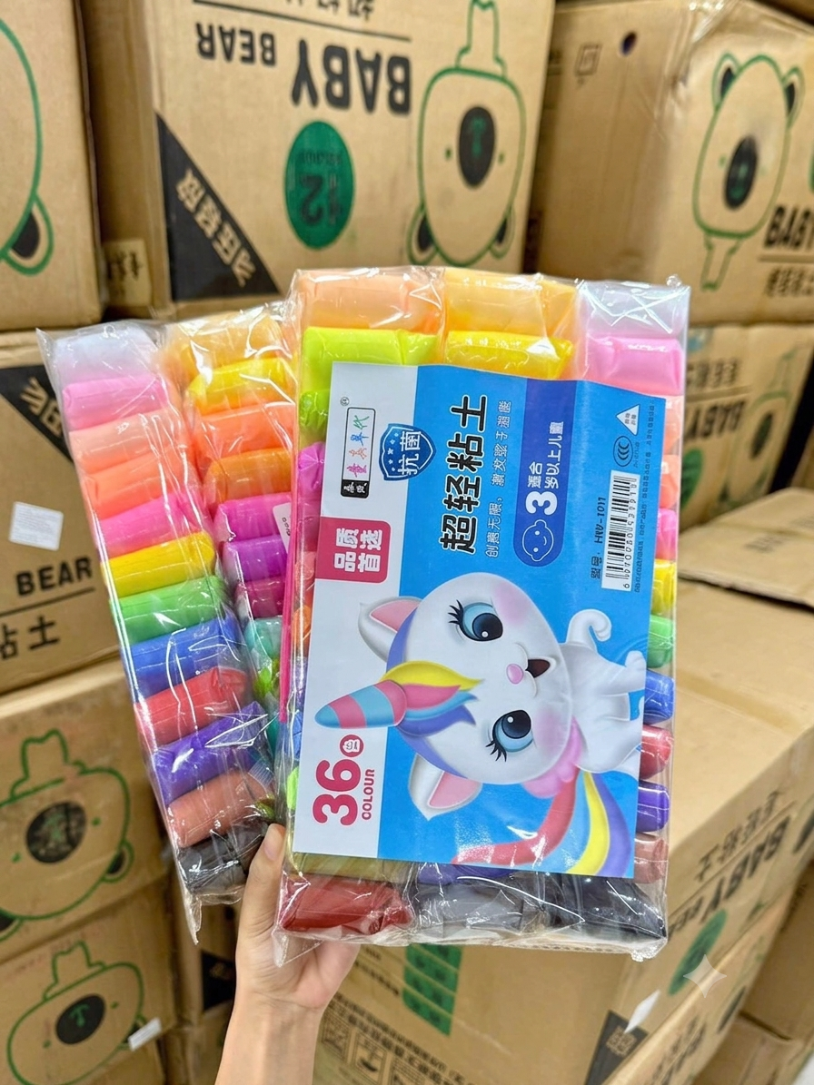 Đất xốp 30cm loại 36 màu (kiện 56 vỉ) 2