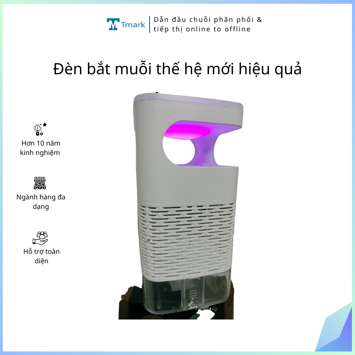 Đèn bắt muỗi thế hệ mới hiệu quả, an toàn, tiết kiệm điện Tmark (Kiện 50 cái)