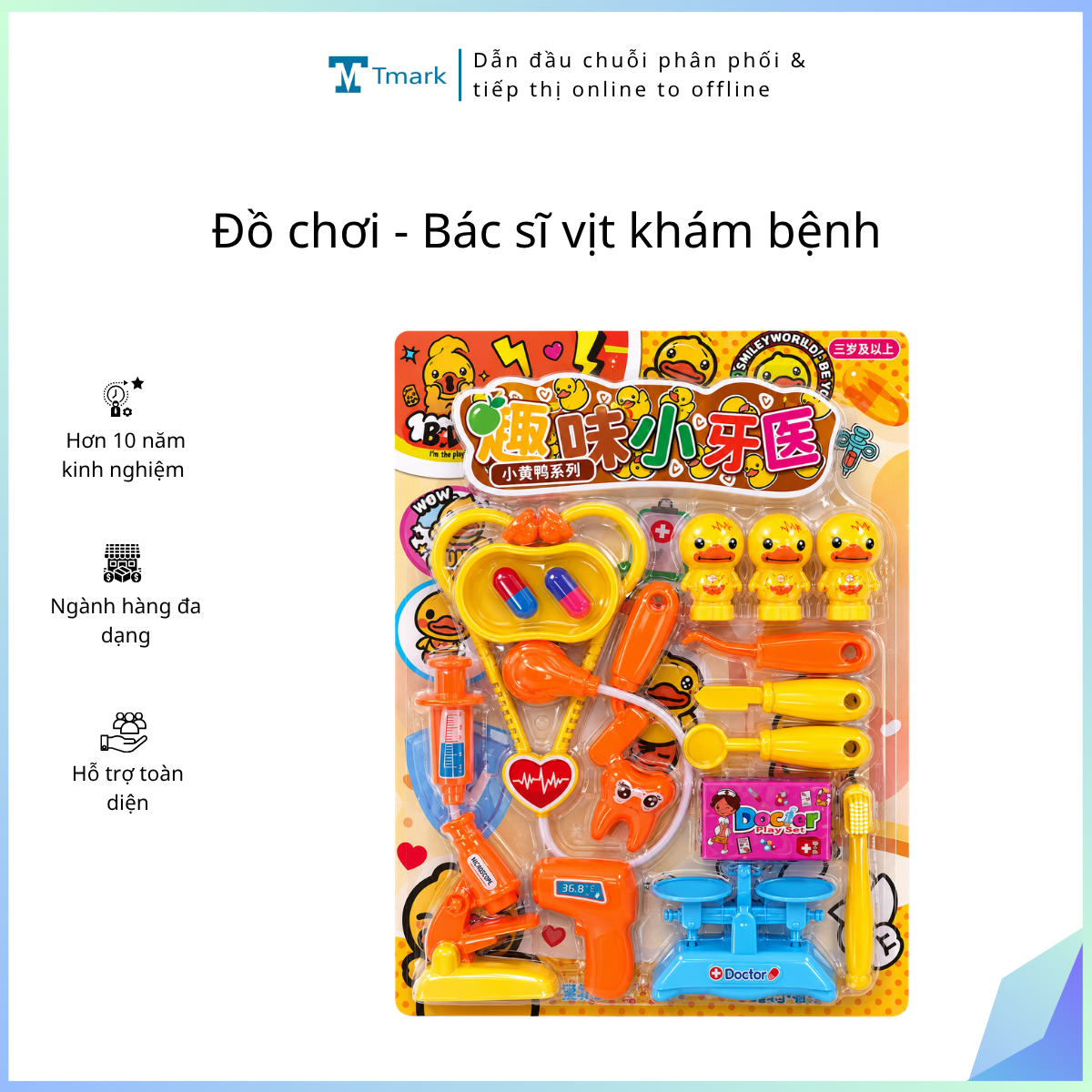 Đồ chơi - Bác sĩ vịt khám bệnh ( kiện 140 cái)