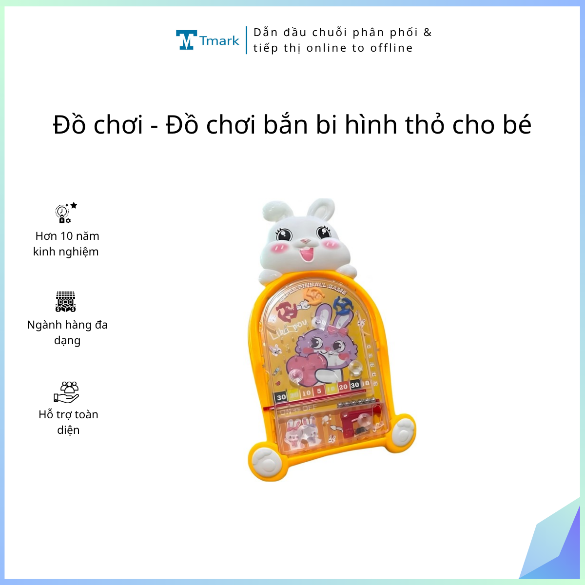 Đồ chơi - Đồ chơi bắn bi hình thỏ cho bé (Kiện 120 cái)
