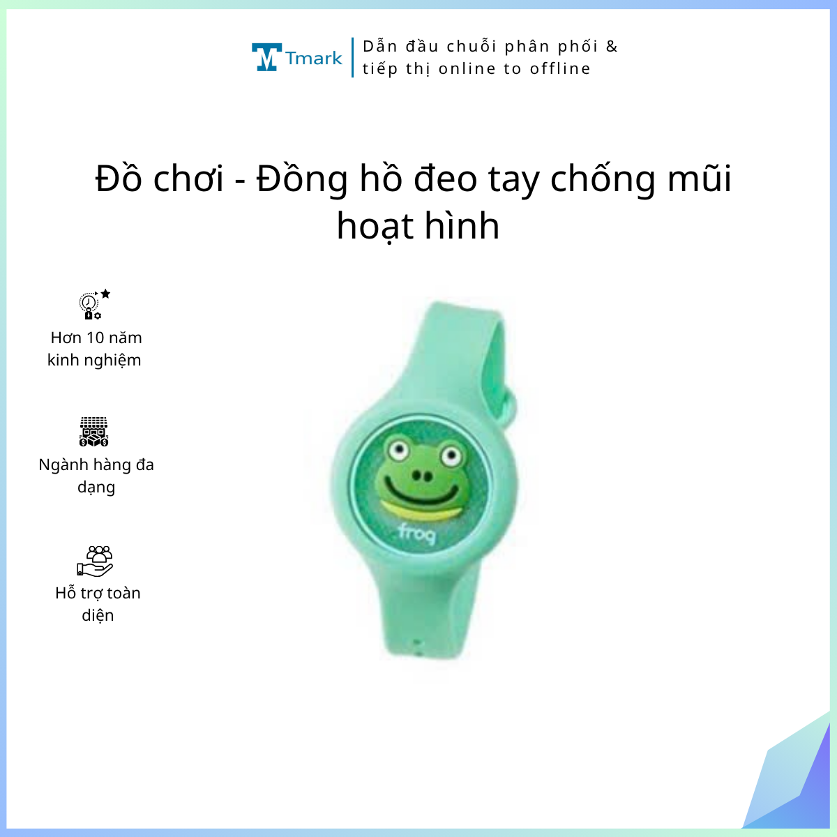 Đồ chơi - Đồng hồ đeo tay chống mũi hoạt hình (Kiện 900 cái)