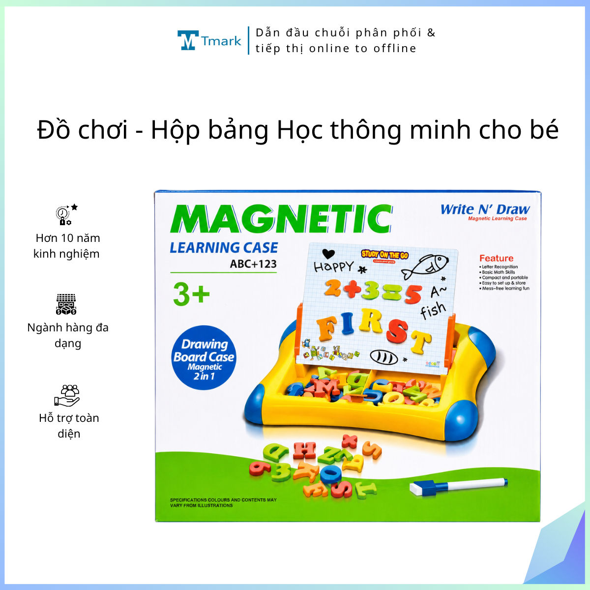 Đồ chơi - Hộp bảng Học thông minh cho bé