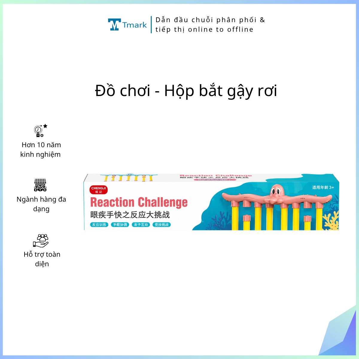 Đồ chơi - Hộp bắt gậy rơi (Kiện 72 cái)