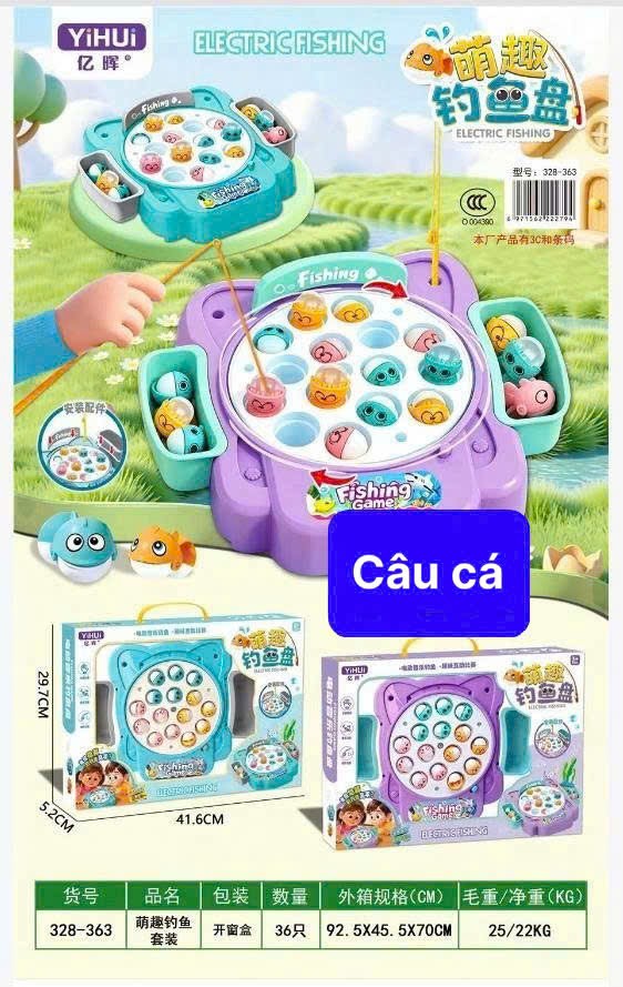 Đồ chơi - Hộp câu cá nam châm ( Kiện 36 cái) 2