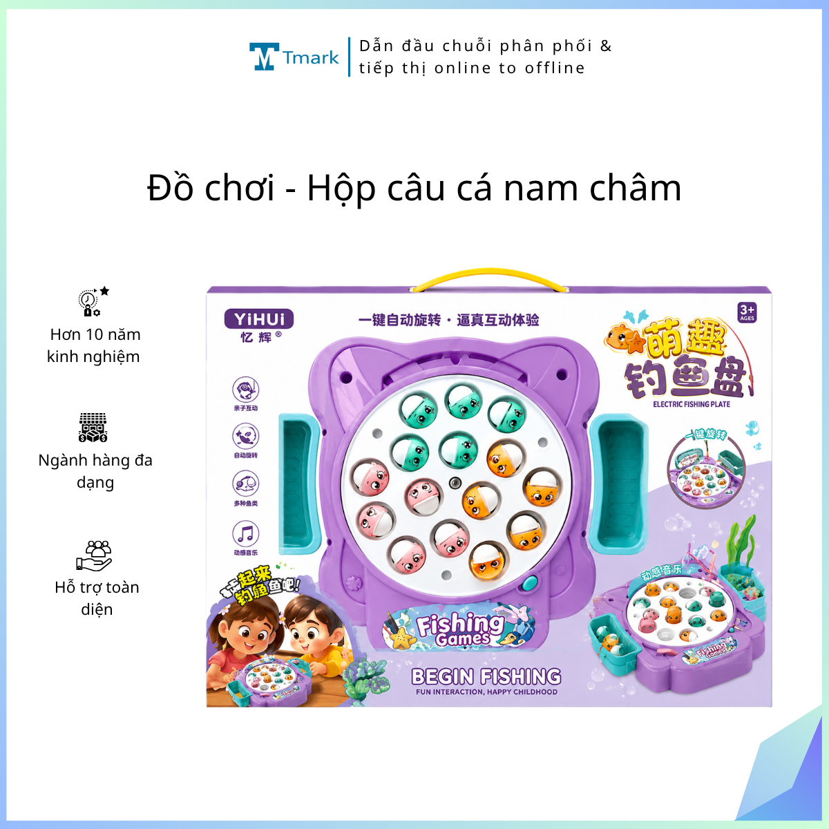 Đồ chơi - Hộp câu cá nam châm ( Kiện 36 cái)