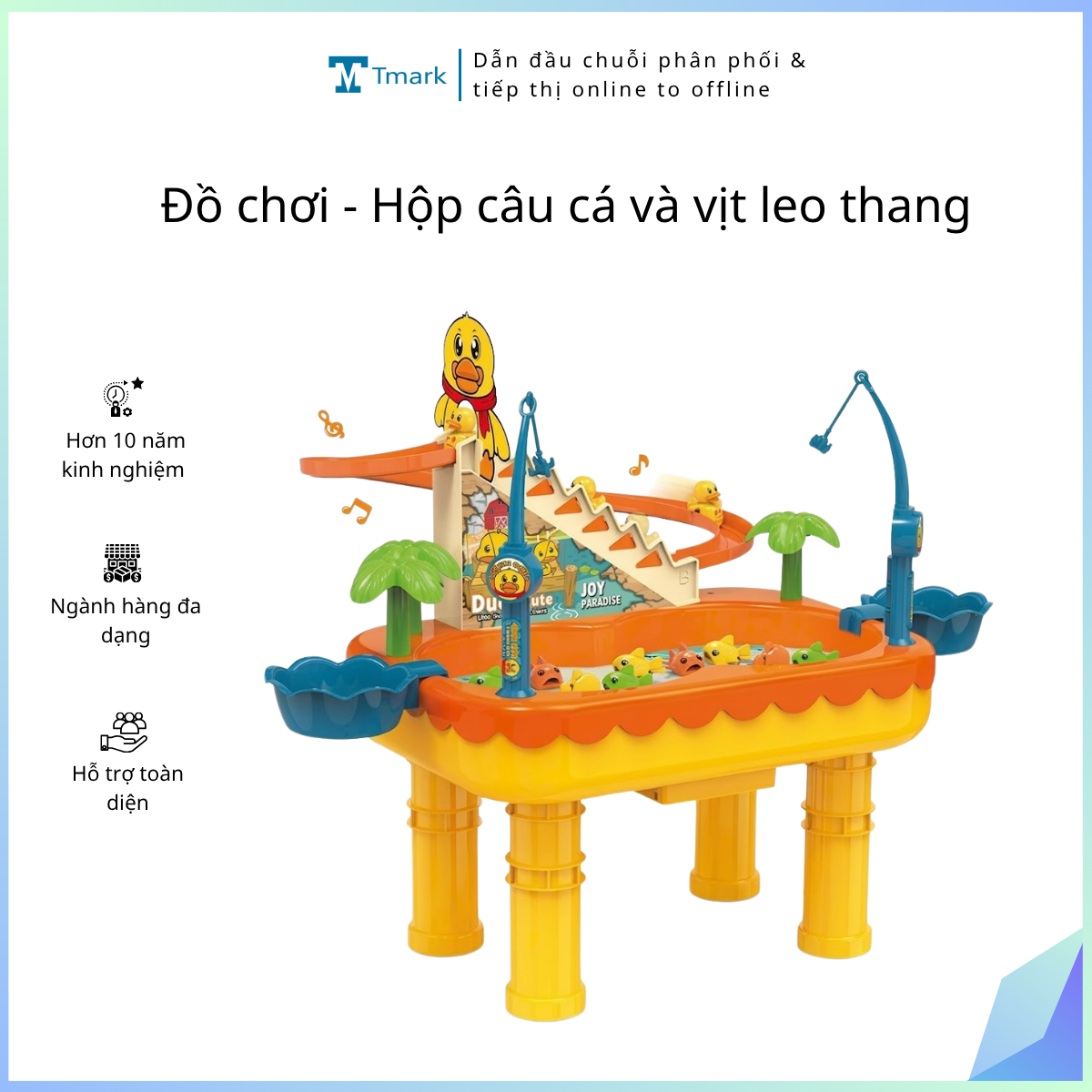 Đồ chơi - Hộp câu cá và vịt leo thang (Kiện 24 cái)