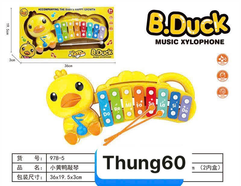 Đồ chơi - Hộp đàn xylophone hình còn vật ( Kiện 60 cái) 2