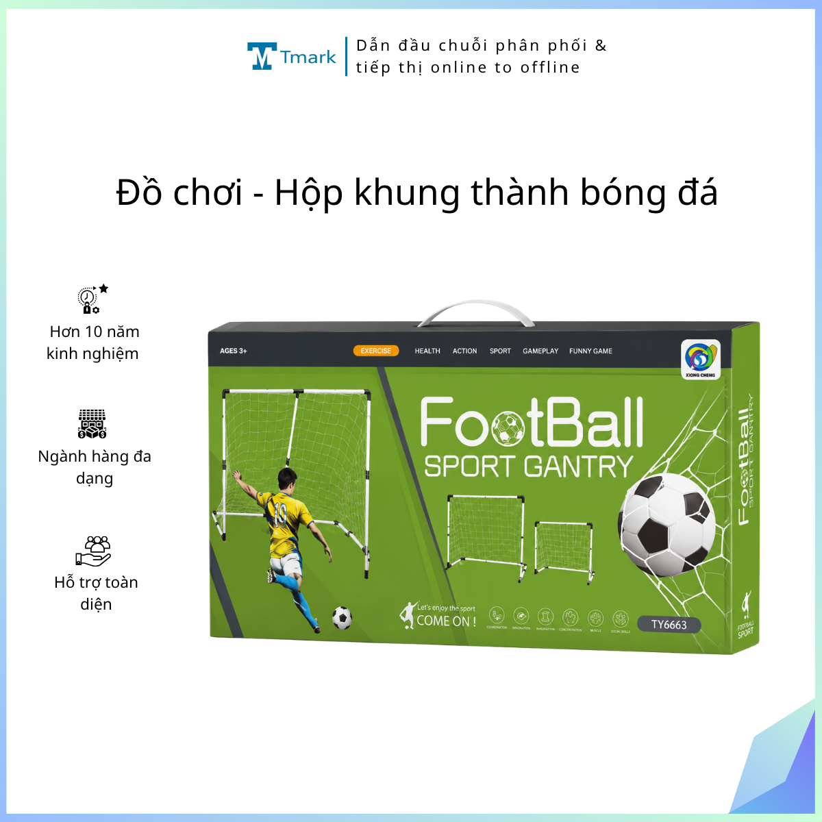 Đồ chơi - Hộp khung thành bóng đá ( Kiện 36 hộp)