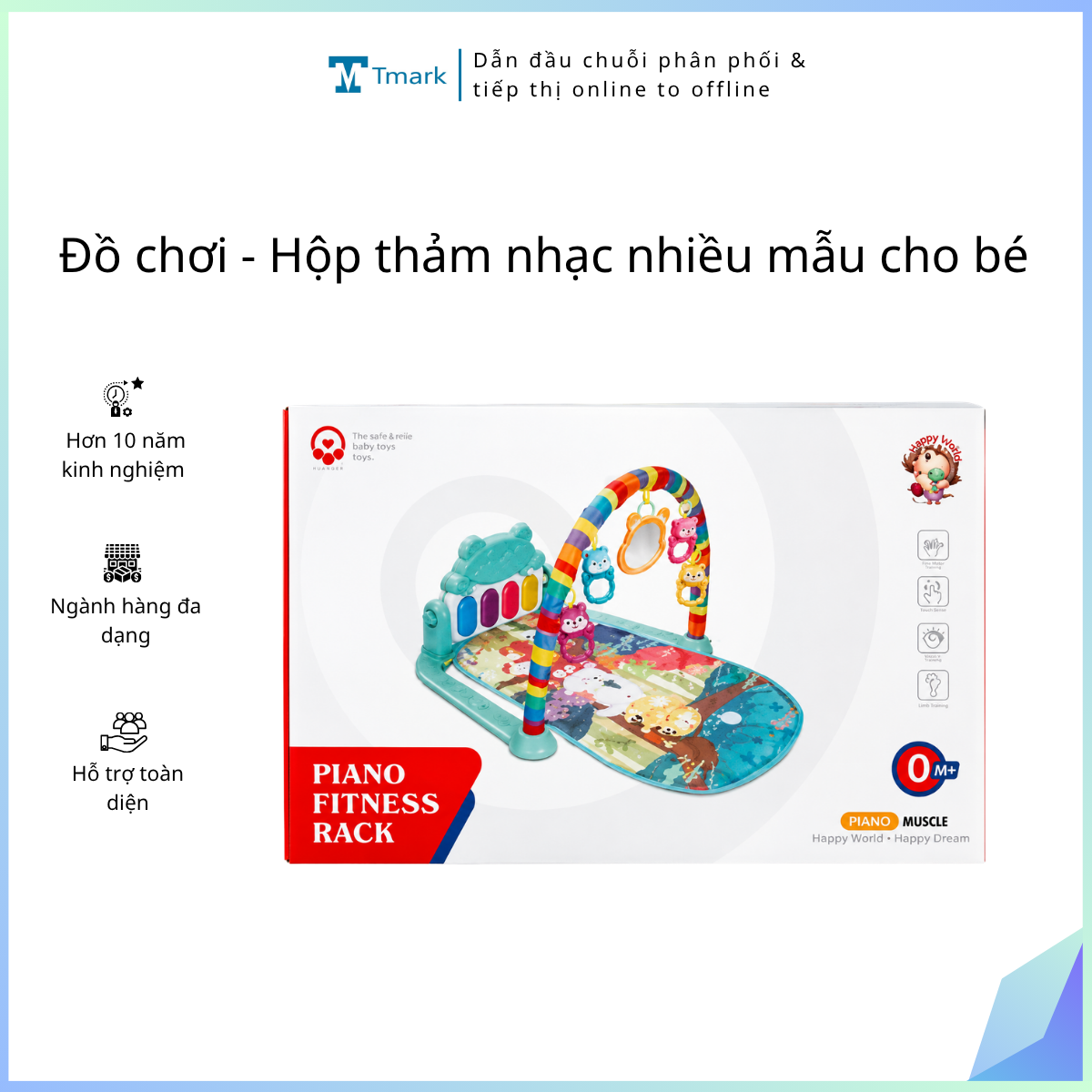 Đồ chơi - Hộp thảm nhạc nhiều mẫu cho bé (Kiện 30 cái)