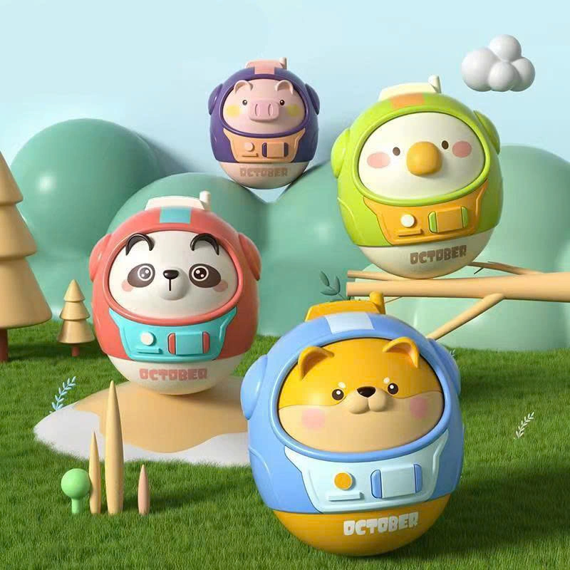 Đồ chơi - Lật đật hình con vật (Kiện 60 cái)