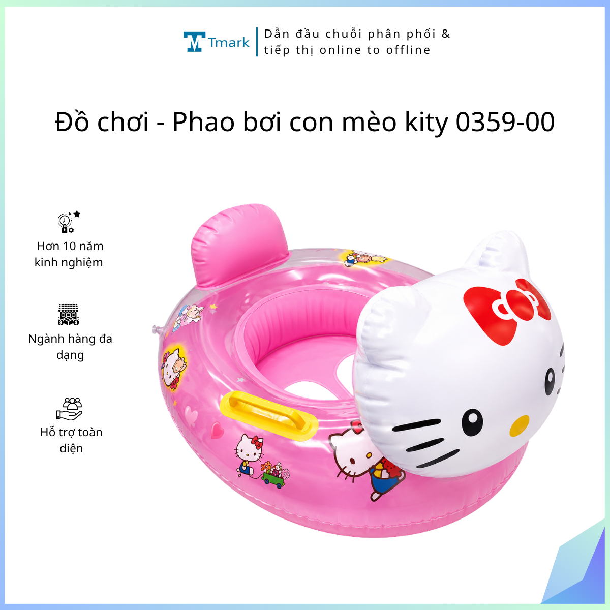 Đồ chơi - Phao bơi con mèo kity 0359-00 (Kiện 150 cái)