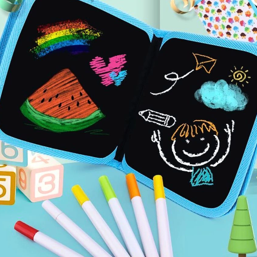 Đồ chơi - Sổ Vẽ Viết Tự Xóa Graffiti Phát Sáng Cho Bé (Kiện 100 cái) 2