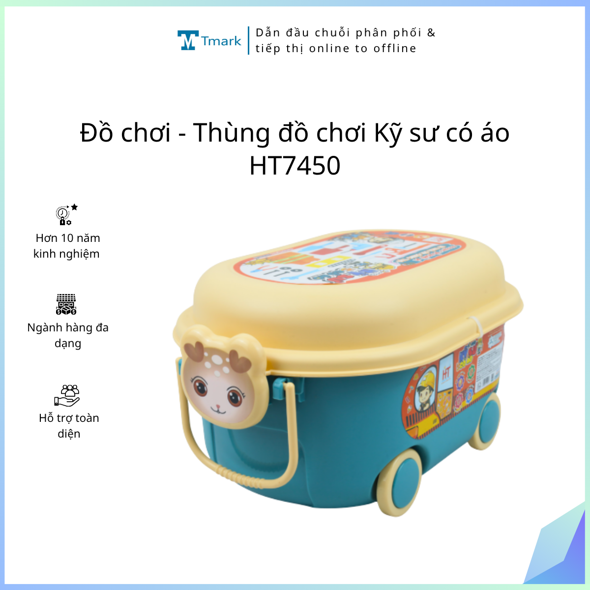 Đồ chơi - Thùng đồ chơi Kỹ sư có áo HT7450 ( Kiện 50 cái)