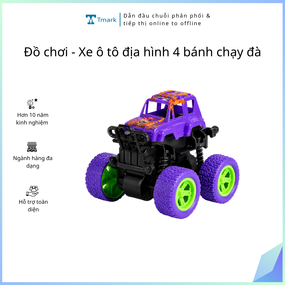 Đồ chơi - Xe ô tô địa hình 4 bánh chạy đà (Kiện 320 cái)