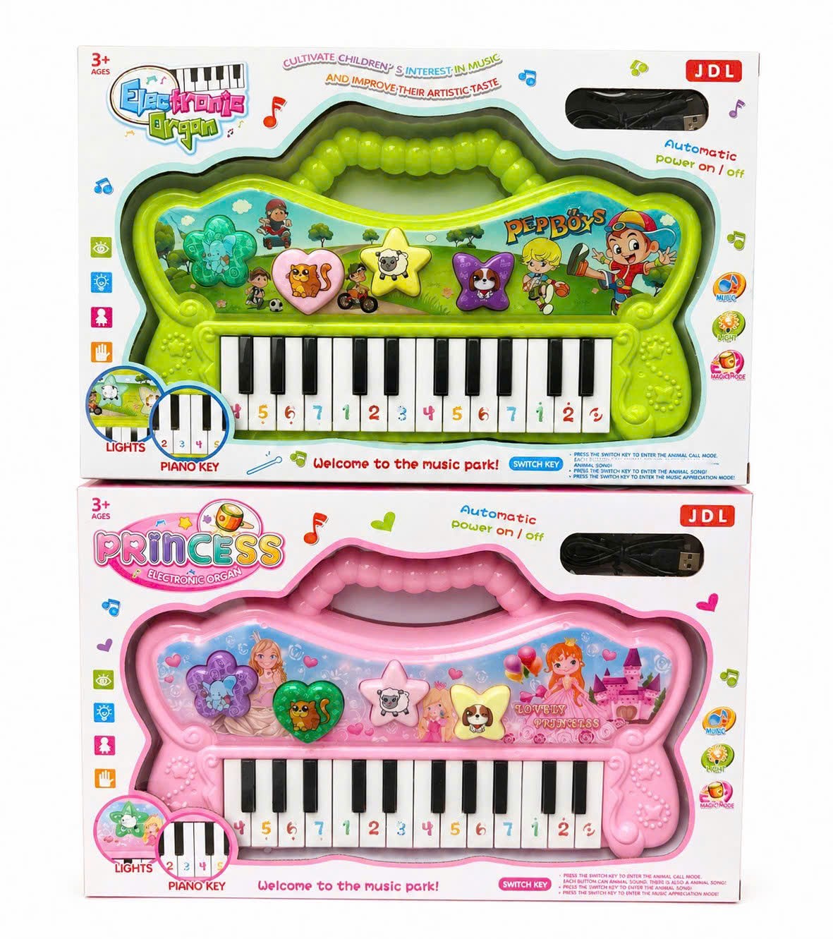 Đồ chơi _ Hộp đàn piano vui nhộn cùng nốt nhạc ( Kiện 50 cái) 2