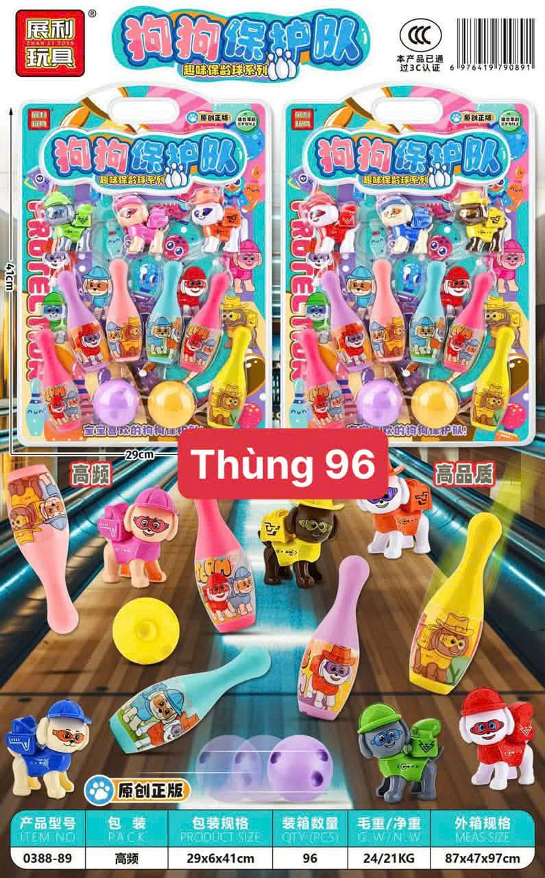 Đồ chơi - vỉ bowling cho bé (Thùng 96 cái) 2