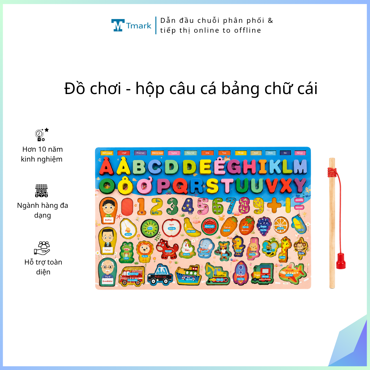 Đồ chơi - hộp câu cá bảng chứ cái ( Kiện 50 cái)