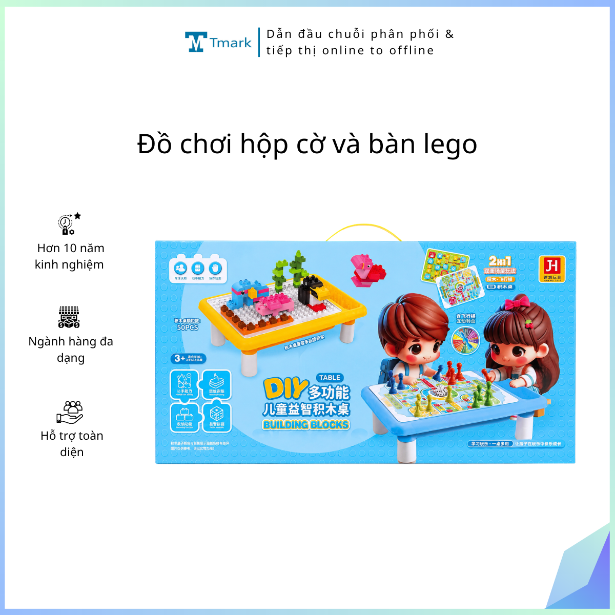 Đồ chơi hộp cờ và bàn lego ( Kiện 50 hộp)