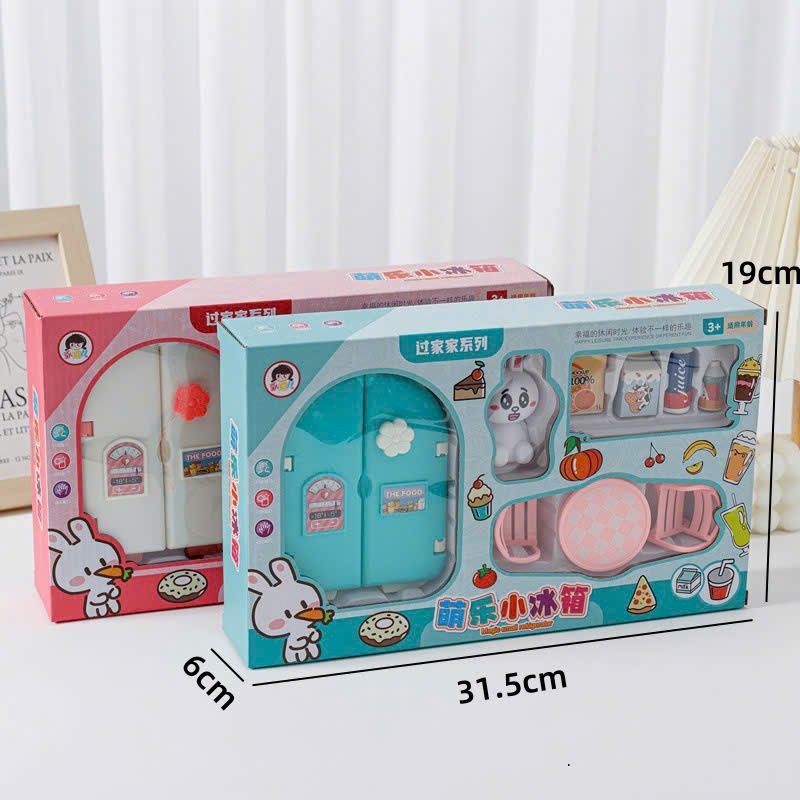Đồ chơi - hộp tủ lạnh và thỏ ( Kiện 2