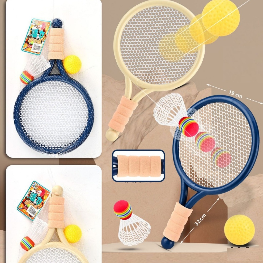 Đồ chơi trẻ em: Bộ vợt cầu lông, bằng nhựa. Kí hiệu : 387-040. KT: (37*20)cm.+/-10%, không dùng pin, 4 chi tiết. Hàng mới 100% 2