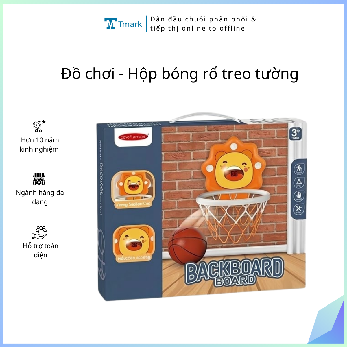 Đồ chơi trẻ em: Đồ chơi bóng rổ, bằng nhựa: Kí hiệu : HDA-LM709. KT: (34.5*5.5*29)cm. +/-10%, dùng pin. Hàng mới 100% (Kiện 36 cái)