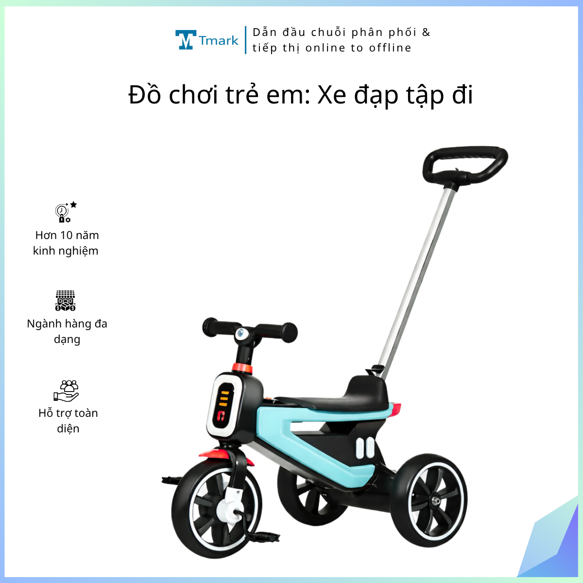 Đồ chơi trẻ em: Xe đạp tập đi , ký hiệu NRR-3B 42