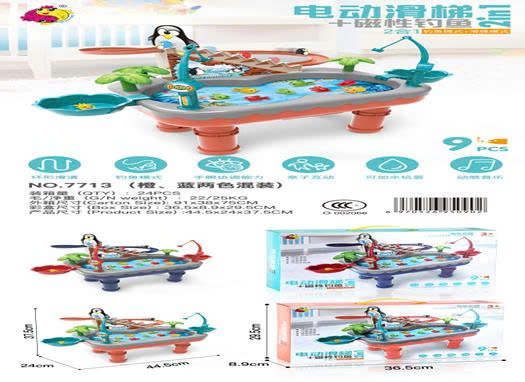 Đồ chơi trẻ em bằng nhựa: bộ câu cá (20 chi tiết) model: 555-515, không dùng pin, KT(33.5*8.5*32)cm+/-10%. mới 100%
