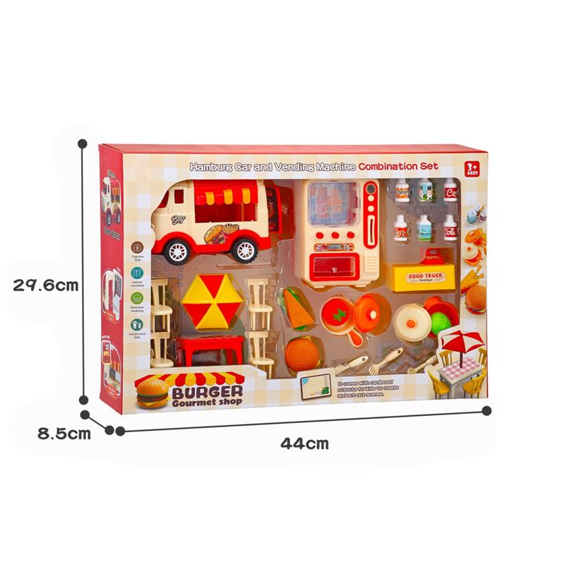 Bộ đồ chơi trẻ em máy bán hàng, không dùng pin,kt(22*18)cm(+/-10%), gồm 10-15 chi tiết/bộ, chất liệu bằng nhựa , model: 096-32, mới 100% (NSX GUANGXI BANG YOU TRADE CO.,LTD) 2