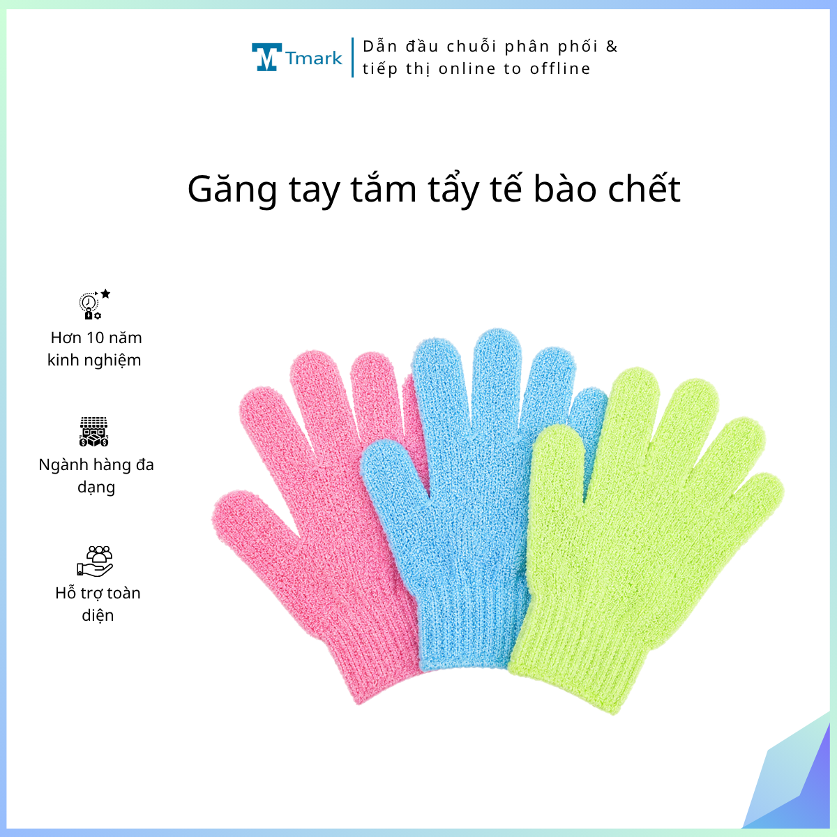 Găng tay tắm tẩy tế bào chết (Kiện 1600 cái) - 24 cái