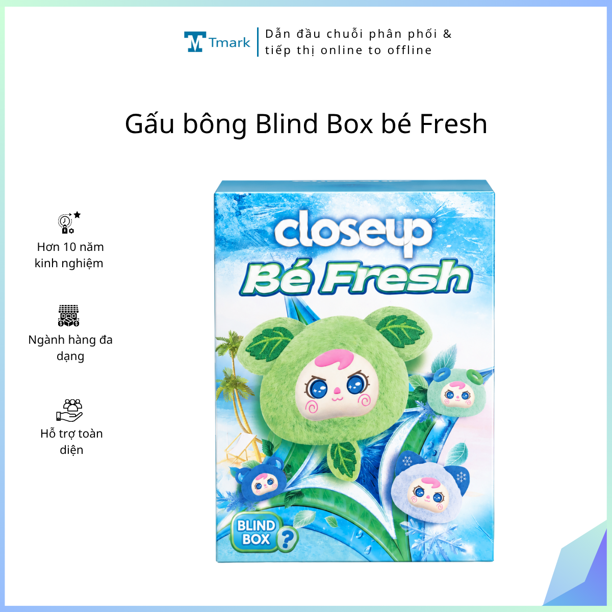 Gấu bông Blind Box bé Fresh (Kiện 100 cái)