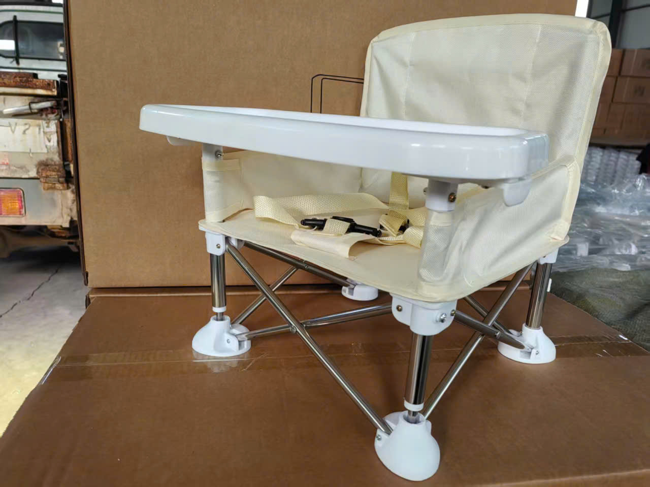 Ghế ăn dặm du lịch cho bé thiết kế gấp gọn (Kiện 15 cái) 2
