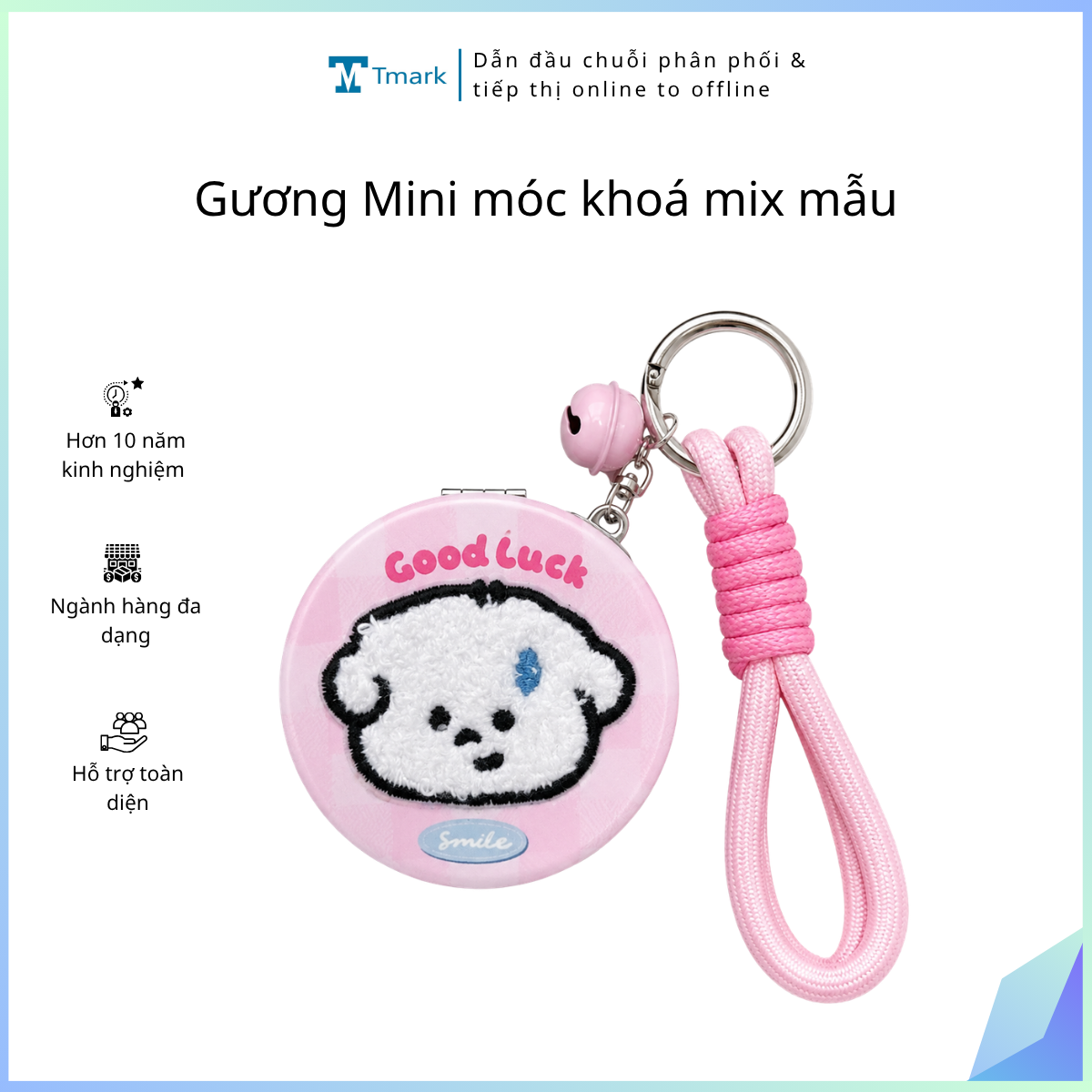 Gương Mini móc khoá mix mẫu ( Kiện 100 cái- 12)