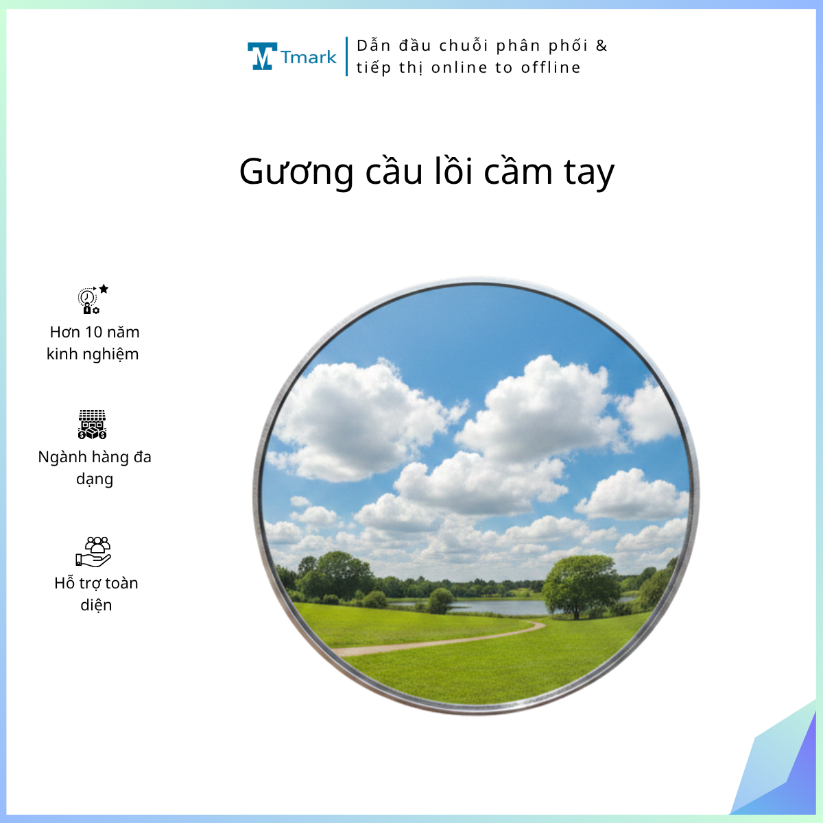 Gương cầu lồi cầm tay (Kiện 200 cái)
