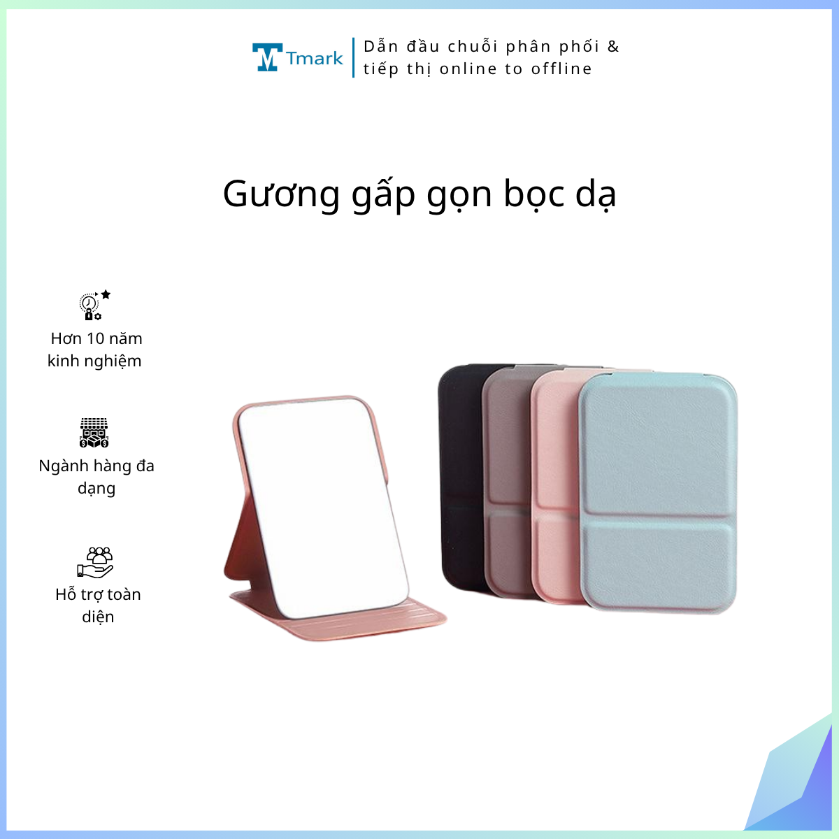 Gương gấp gọn bọc dạ (Kiện 300 cái)