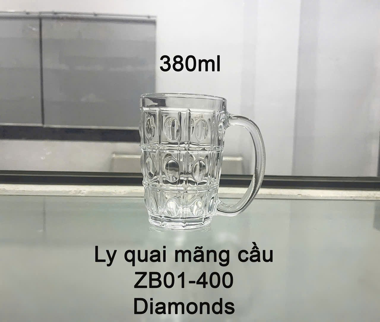 Hộp 6 ly quai mãng cầu ZB01-400 380ml (Kiện 8 hộp) 2
