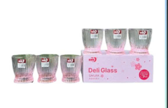Hộp 6 ly thủy tinh PK83096 (Kiện 12 bộ)(Hàng nguyên kiện) 2