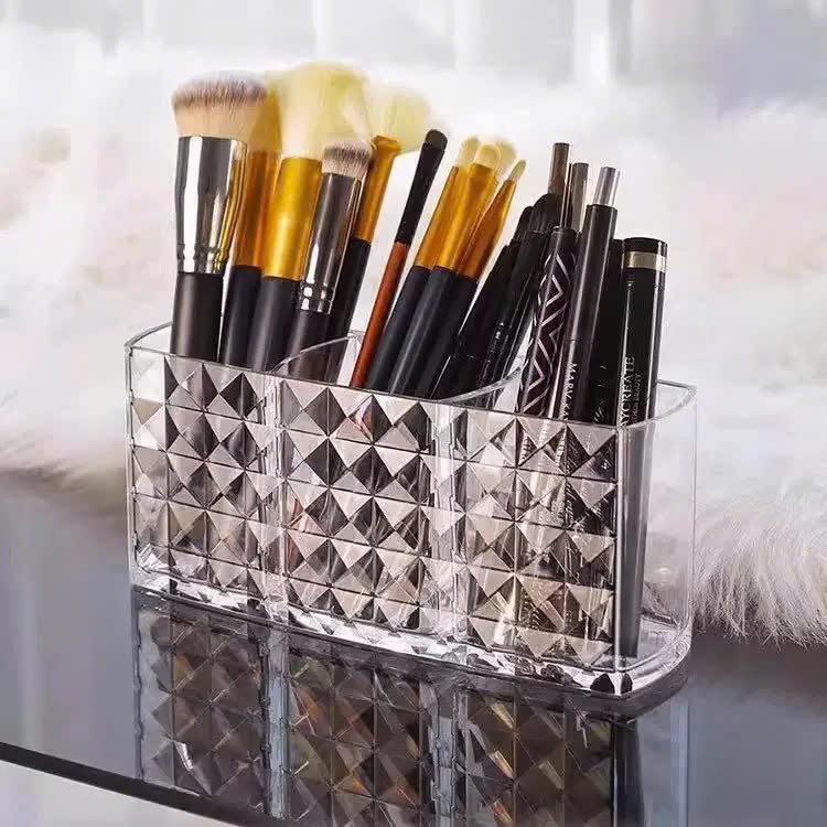Hộp đựng cọ 3 ngăn vân kim cương (Kiện 216 cái) 2