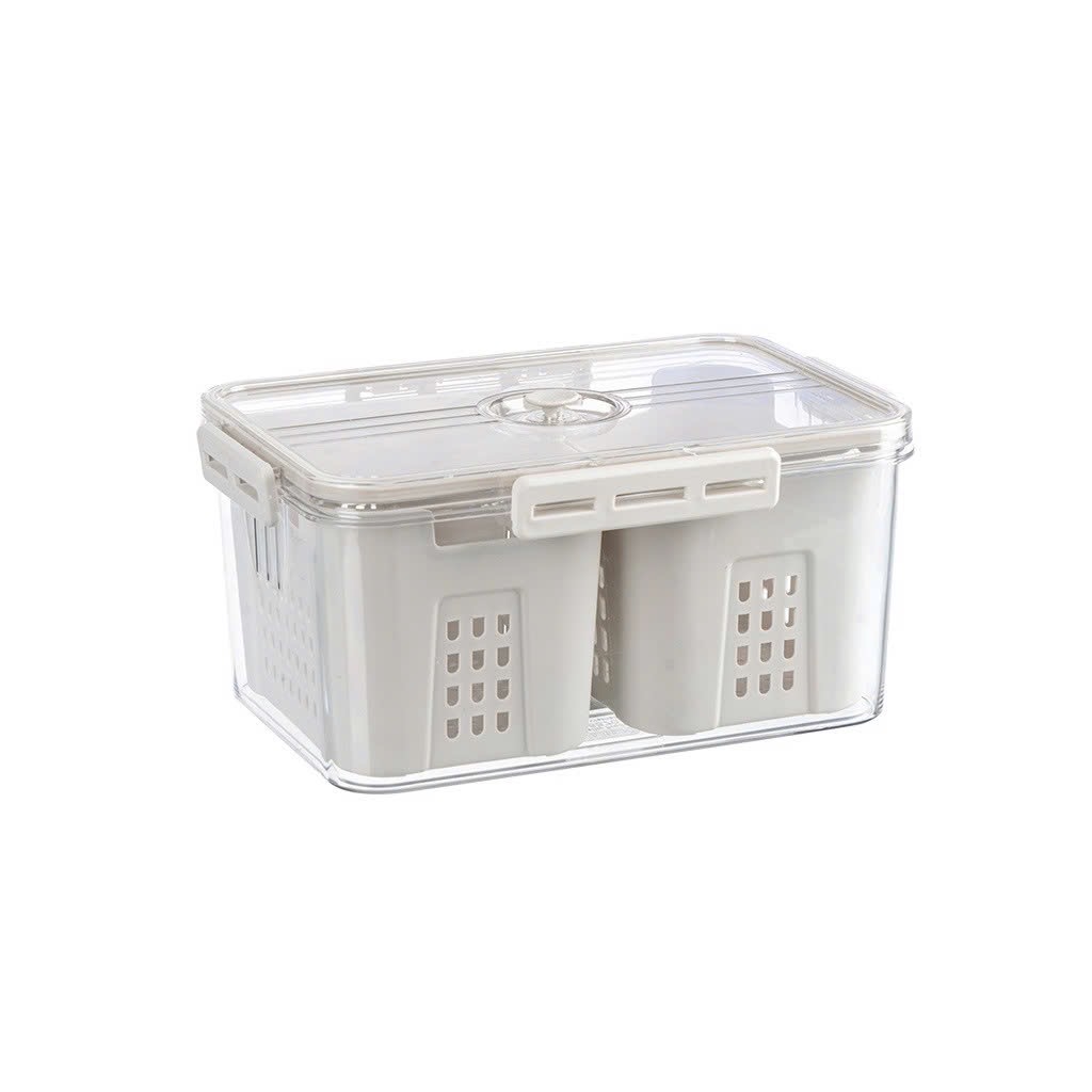 Hộp thực phẩm chữ nhật 2 ngăn tiện lợi Hokori (Kiện 20 cái) Tmark