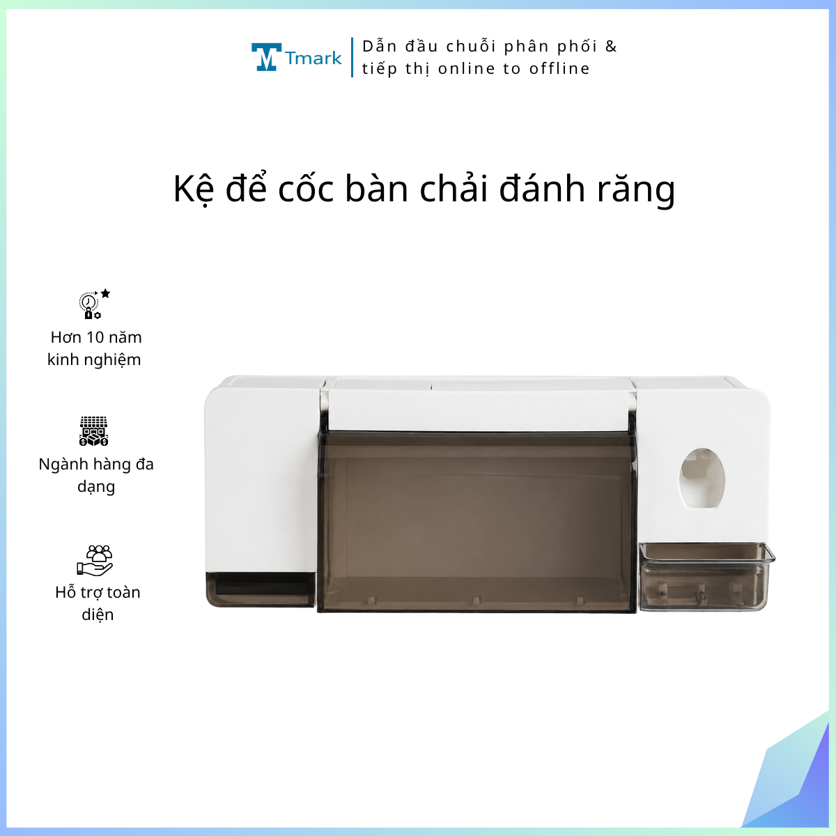 Kệ để cốc bàn chải đánh răng (Kiện 20 bộ)