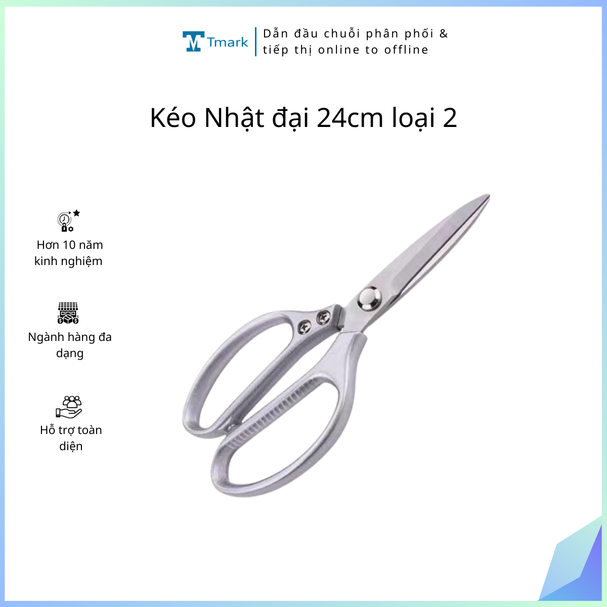 Kéo Nhật đại 24cm loại 2 (Kiện 300 cái) - 15 2